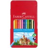 Набор цветных карандашей FABER-CASTELL ЗАМОК, 12 цветов, в метал. коробке