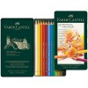 Набор цветных карандашей FABER-CASTELL POLYCHROMOS, 12 цветов, в металлической коробке