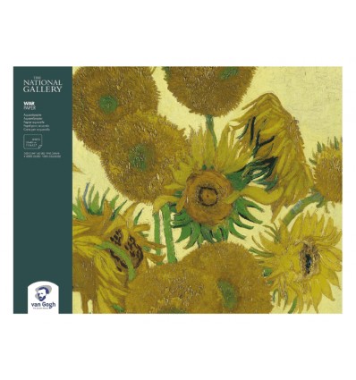 Альбом для зарисовок ROYAL TALENS Van Gogh National Gallery, 30*40см, 300гр., 12л., склейка по 4-м сторонам