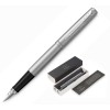 Ручка перьевая Parker Jotter FP Stainless steel CT 2030946, корпус серебристый, синяя