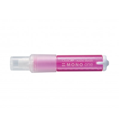 Ластик-карандаш Tombow MONO One, перезаправляемый, розовый корпус