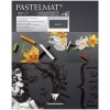Альбом для пастели Clairefontaine Pastelmat, 300*400мм, 360гр., 12л., бархат антрацит, склейка