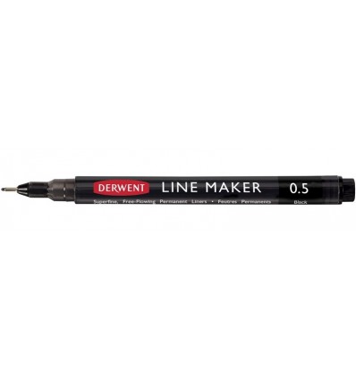 Ручка капиллярная DERWENT Line Maker 0.5мм, черная