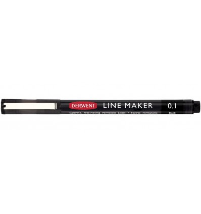 Ручка капиллярная DERWENT Line Maker 0.1мм, черная