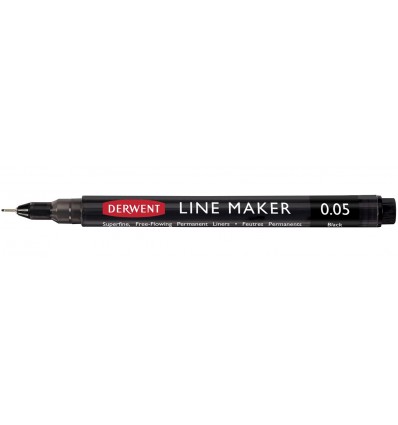 Ручка капиллярная DERWENT Line Maker 0.05мм, черная
