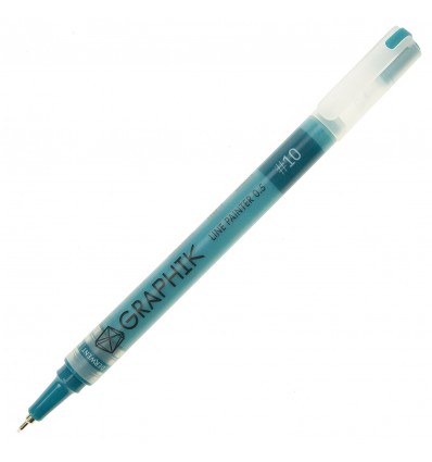 Ручка капиллярная DERWENT GRAPHIK LINE PAINTER 0.5мм, Цвет: №10 морская волна
