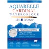 Альбом для акварели Clairefontaine Cardinal, А5, 300гр., хлопок, Торшон, 10 листов, склейка