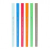 Набор капиллярных ручек Bruynzeel Fineliner Brush pen Rio (Рио) двусторонние (перо-кисть и линер 0,4мм), 6 цветов