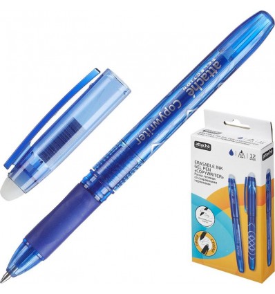 Ручка гелевая стирающаяся Attache Selection EGP1611, (0.7 мм), синяя