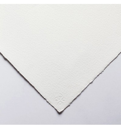 Бумага для акварели Saunders Waterford FIN/Cold Pressed High White (среднее зерно) хлопок, 56x76см, 190г/м2, белая, 10л/упак