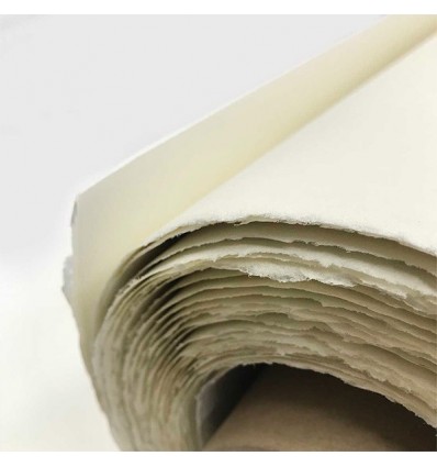 Бумага для акварели Saunders Waterford Rough Torchon White (крупное зерно) хлопок, натур. белая, 300гр., 1.5х10м в рулоне