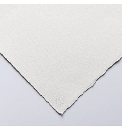 Бумага для акварели Saunders Waterford Rough/High White (торшон крупное зерно) хлопок, 56x76см, 190г/м2, белая, 10л/упак