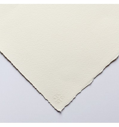 Бумага для акварели Saunders Waterford Rough White (Торшон крупное зерно) хлопок, 56x76см, 190гр, натурал. белая, 10л/уп