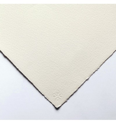 Бумага для акварели Saunders Waterford FIN/Cold Pressed White (среднее зерно) хлопок, 56x76см, 300г/м2, натур. белая, 10л/упак