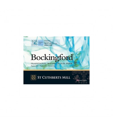 Альбом для акварели Saunders Bockingford С,P, White (ФИН - среднее зерно), 18х13см, 300г/м2, 12 листов