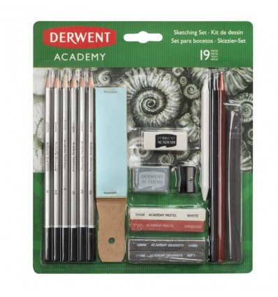 Набор для рисования скетчей Derwent Academy Sketching set, 19 предметов