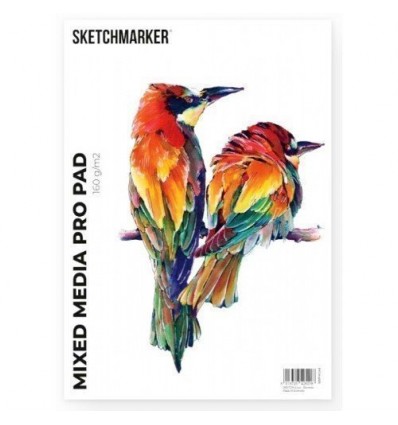 Альбом для маркеров SKETCHMARKER MIXED MEDIA PRO , А4, 160гр., 30 листов, склейка