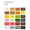 Набор маркеров SKETCHMARKER BRUSH Food (ЕДА), 2 пера (долото и кисть), 24 цвета в сумке-органайзере