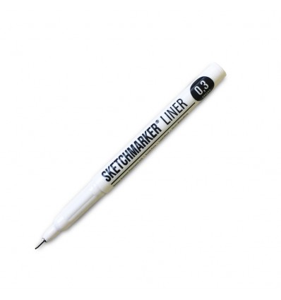Ручка капиллярная (линер) Sketchmarker, 0.3мм черная