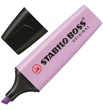 Текстовыделитель Stabilo Boss Pastel, скошенный наконечник, 2-5мм, Лаванда