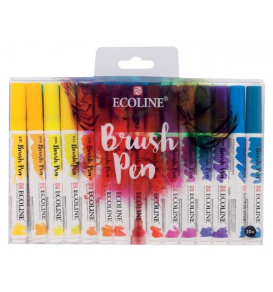 Набор акварельных маркеров ROYAL TALENS Ecoline Brush Pen, 30 цветов