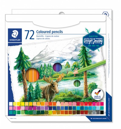 Набор цветных карандашей STAEDTLER Design Journey 146, 72 цвета в картонной коробке