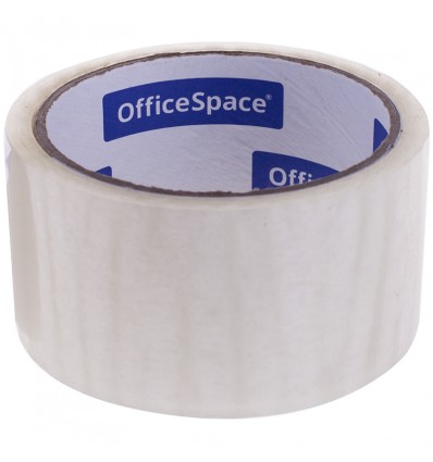 Клейкая лента упаковочная OfficeSpace, 48мм x 40м, 38мкм, прозрачная