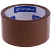 Клейкая лента упаковочная OfficeSpace, 48мм x 40м, 38мкм, коричневая