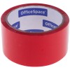 Клейкая лента упаковочная OfficeSpace, 48мм x 40м, 45мкм, красная