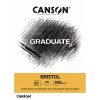 Альбом для графики CANSON GRADUATE Bristol, 180гр., А5 (14,8*21см), 20л, склейка