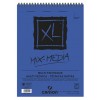 Альбом для акварели, гуаши и акрила CANSON Xl Mix-Media А5 (14,8*21см), 300гр. 15л., бумага среднее зерно Fin, спираль