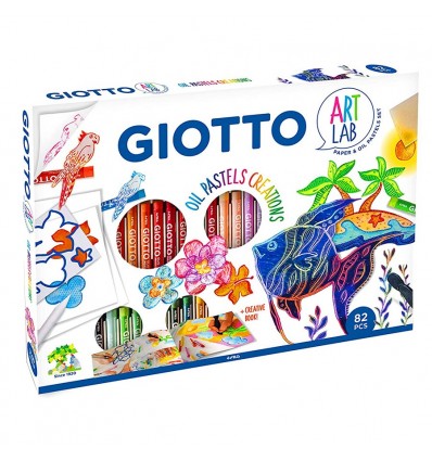Набор масляной пастели GIOTTO Art Lab Creations, 48 цветов и аксессуары