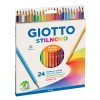 Набор цветных карандашей GIOTTO Stilnovo, 3,3мм, 24 цвета в картонной коробке