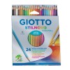 Набор цветных карандашей Glotto Stilnovo Acquarell, 24 цвета в картоне