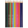 Набор цветных утолщенных треугольных карандашей GIOTTO Elios GIANT TRIANGULAR woodfree, 12 цветов в картонной коробке