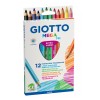 Набор цветных карандашей GIOTTO MEGA 225400, 5,5мм, 8 цветов в картонной упаковке