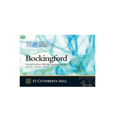 Альбом для акварели Saunders Bockingford С,P, White (ФИН - среднее зерно), 26х18см, 300г/м2, 12 листов