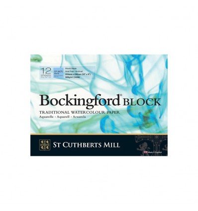 Альбом для акварели Saunders Bockingford С,P, White (ФИН - среднее зерно), 31х23см, 300г/м2, 12 листов