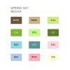Набор маркеров SKETCHMARKER BRUSH Spring set (ВЕСНА), 2 пера (долото и кисть), 12 цветов в сумке-органайзере