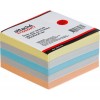 Блок-кубик на склейке Attache разноцветный, 9х9х5 