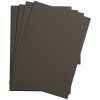 Бумага цветная Clairefontaine Etival color, 500*650мм., легкое зерно Хлопок, 160гр., 24 листа-1 цвет, Антрацит