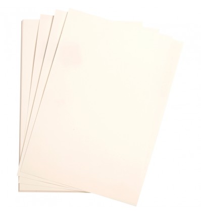 Бумага цветная Clairefontaine Etival color, 500*650мм., легкое зерно Хлопок, 160гр., 24 листа-1 цвет, Белый