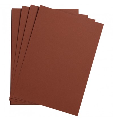 Бумага цветная Clairefontaine Etival color, 500*650мм., легкое зерно Хлопок, 160гр., 24 листа., Винный