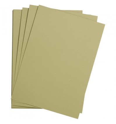 Бумага цветная Clairefontaine Etival color, 500*650мм., Хлопок., 24 листа, Миндально-зеленый