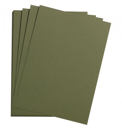 Бумага цветная Clairefontaine Etival color, 500*650мм., легкое зерно Хлопок., 24 листа, Морская волна