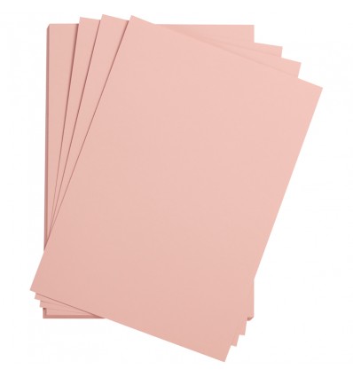 Бумага цветная Clairefontaine Etival color, 500*650мм., легкое зерно Хлопок., 24 листа, Темно-розовый
