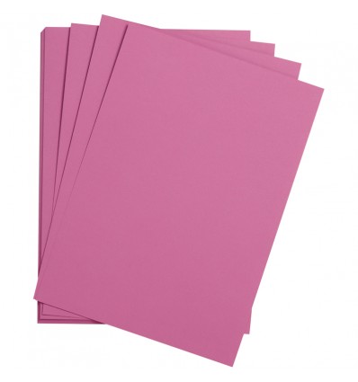 Бумага цветная Clairefontaine Etival color, 500*650мм., легкое зерно Хлопок., 24 листа, Фиолетовый