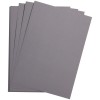 Бумага цветная Clairefontaine Etival color, 500*650мм., легкое зерно Хлопок., 24 листа, Темно-серый