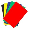 Цветная бархатная бумага, А4, 5 листов - 5 цветов
