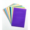 Самоклеящая цветная бумага металлизированная и флюоринцентная №6 А4, 20л - 20 цв